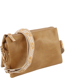 Guitar Strap Crossbody Bag Clutch CQF019-Z MOCHA